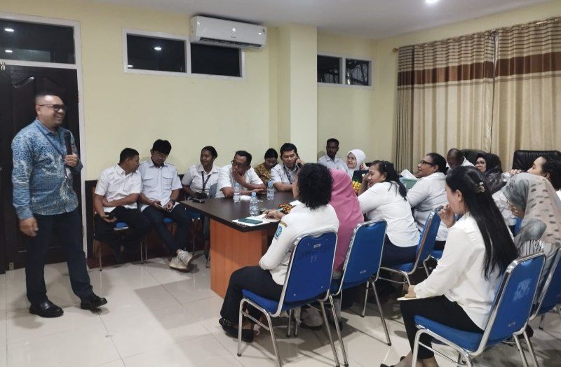 Tampak Kresna Aditya Payokwa Kepala BEI Papua