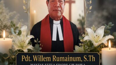 Puluhan Tahun Mengabdi, Pdt. E. M. Willem Rumainum Tinggalkan Warisan Iman dan Keteladanan