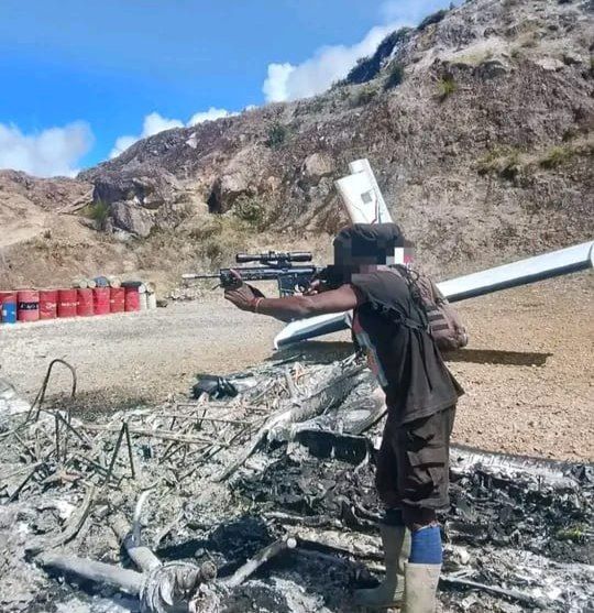 Penembakan Pilot dan pembakaran pesawat oleh TPNPB di Yahukimo