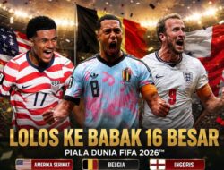 Balogun Diusir, AS Tetap Menang; Belgia dan Inggris Bikin Sensasi dan Lolos 16 Besar
