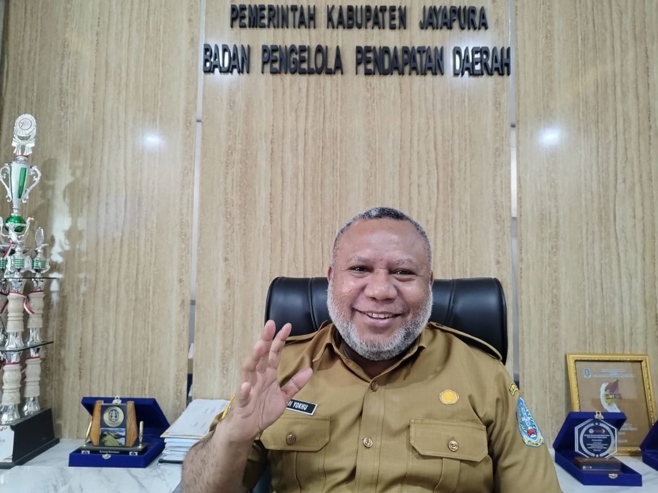 Budi P. Yocku, S.STP., Kepala Bappenda Kabupaten Jayapura