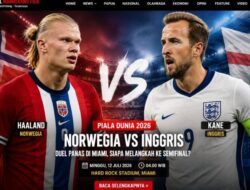 Norwegia vs Inggris: Duel Panas di Miami, Clément Turpin Kembali Pimpin Laga