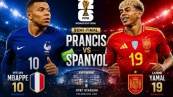 Duel Raksasa di Semifinal! Prancis Tantang Spanyol, Mbappe Siap Balas Dominasi La Roja