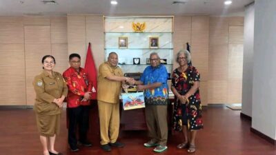 Hampir 11 Tahun Bertugas di Jayapura, Konjen Papua Nugini Geoffrey Wiri Berpamitan kepada Pemprov Papua