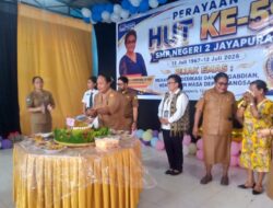 HUT ke-59 SMP Negeri 2 Abepura Jadi Ajang Reuni dan Penghormatan bagi Guru Purnatugas