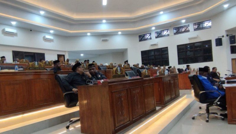 Nampak suasana Rapat Paripurna DPRK