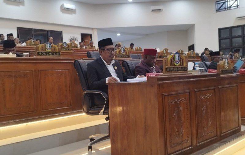 Suasana rapat paripurna DPRJ Jayapura