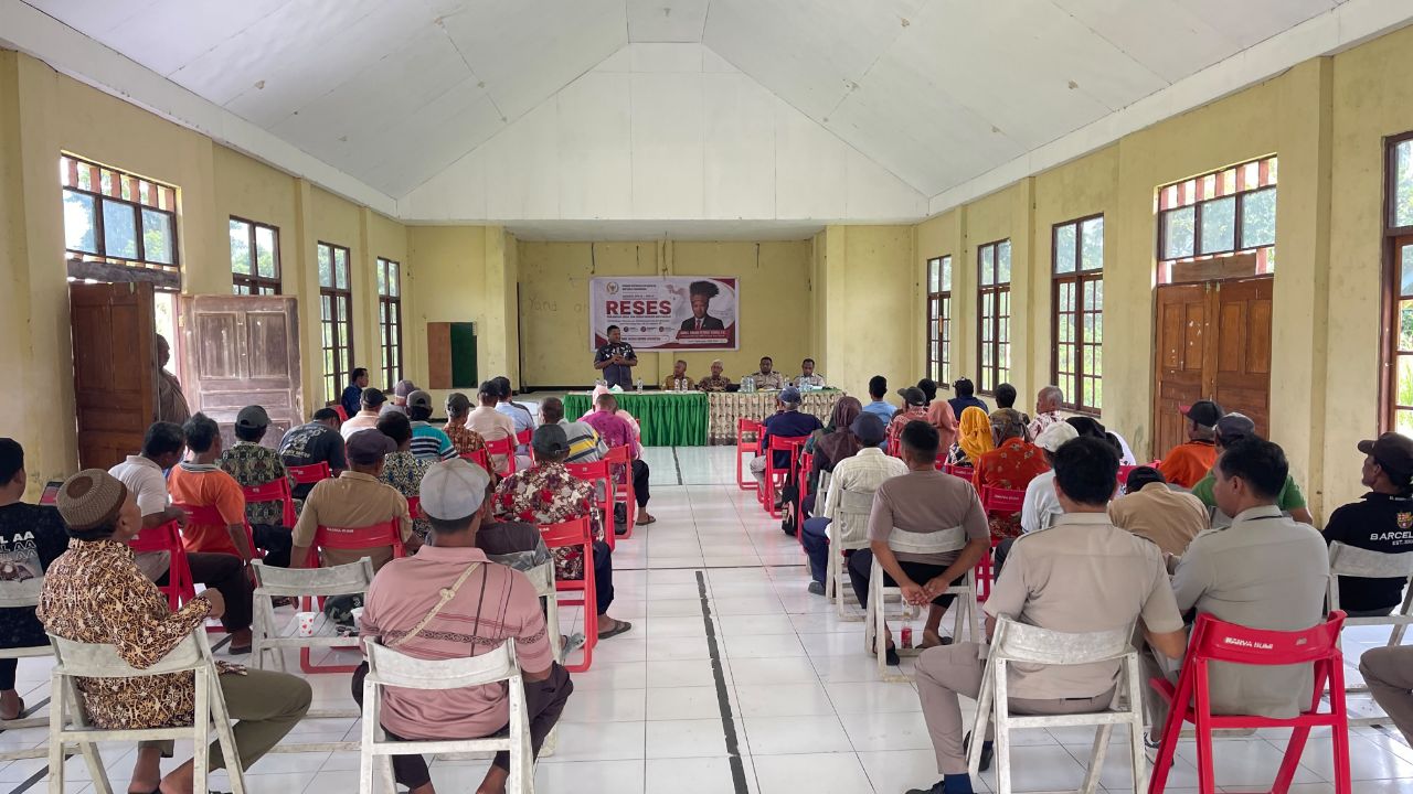 Nampak suasana Reses Carel Suebu, SE., di Kampung Karya Bumi, Distrik Namblong, Kabupaten Jayapura