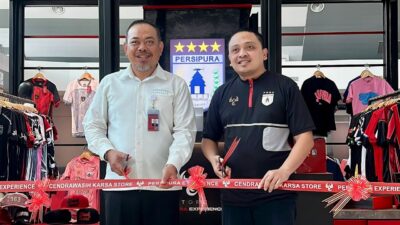 Gerai Resmi Merchandise Persipura Hadir di Bandara Sentani, Siap Jadi Oleh-Oleh Khas Papua