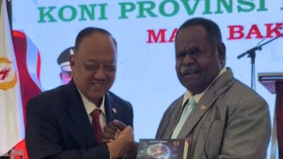 Elisa Kambu Nahkodai KONI Papua Barat Daya 2026–2030, Terpilih Secara Aklamasi