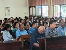 Hadiri Peresmian Menara Lonceng GKI Kanaan, Tonny Tesar: Gereja Perekat Persaudaraan di Papua