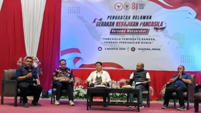 Tonny Tesar dan BPIP RI Perkuat Relawan Gerakan Kebijakan Pancasila di Jayapura