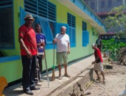 Musa Sombuk Buktikan Komitmen untuk Adat Papua, Salurkan Bantuan Rehab Sekretariat DAP