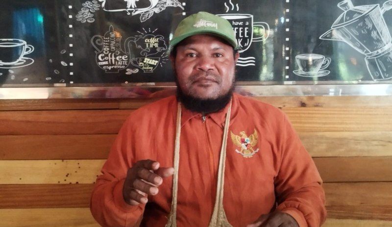 Tampak Yakonias Mofu, Ketua ARUN Kabupaten Jayapura