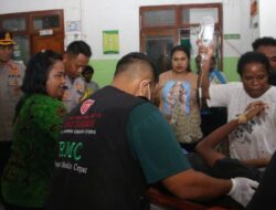 Korban Dugaan MBG Terus Bertambah, Kapolres Jayapura Turun Langsung ke Puskesmas dan RS