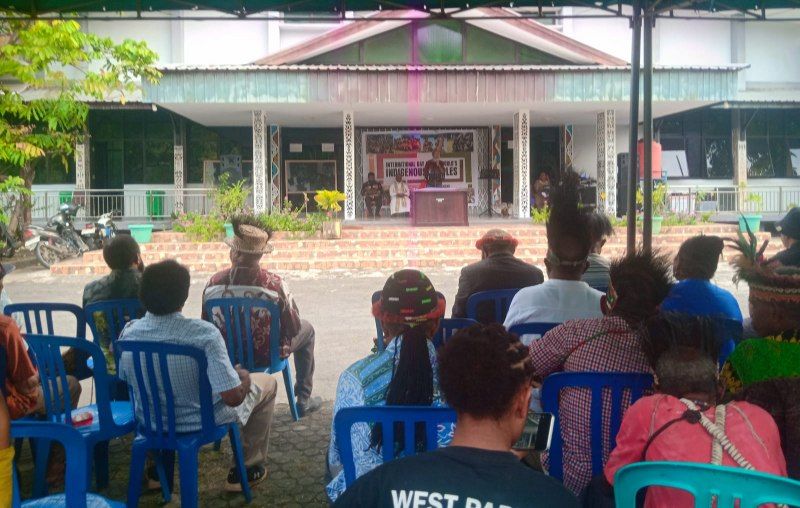 Suasana Peringatan Hari Masyarakat Adat
