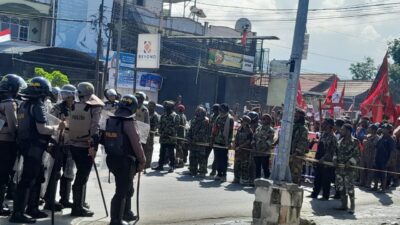 750 Personel Gabungan TNI-Polri Disiagakan, 10 Titik Pengamanan Disiapkan di Jayapura