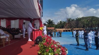 Berbeda dari Tahun Sebelumnya, Pemkab Jayapura Gelar Upacara HUT-RI ke 81 di Pantai Khalkote