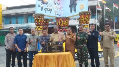 Tugu Pendidikan Abepura Dipoles, Wali Kota ABR Ajak Warga Jaga Ikon Kota